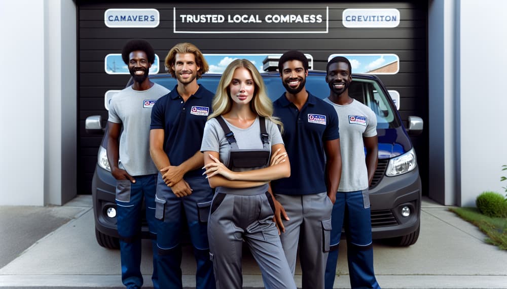 Professional garage door team in San Ysidro